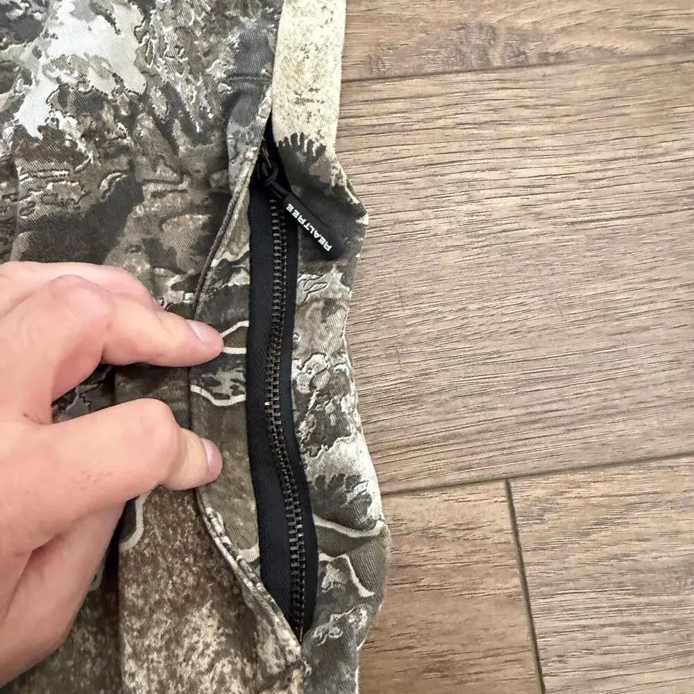 RealTree Camo Pants Hunting Outdoors Winter y2k Size L 36-38 - Picture 6 of 10
